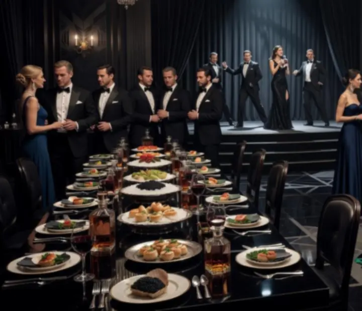Gala charytatywna z motywem Casino Royale w luksusowej oprawie